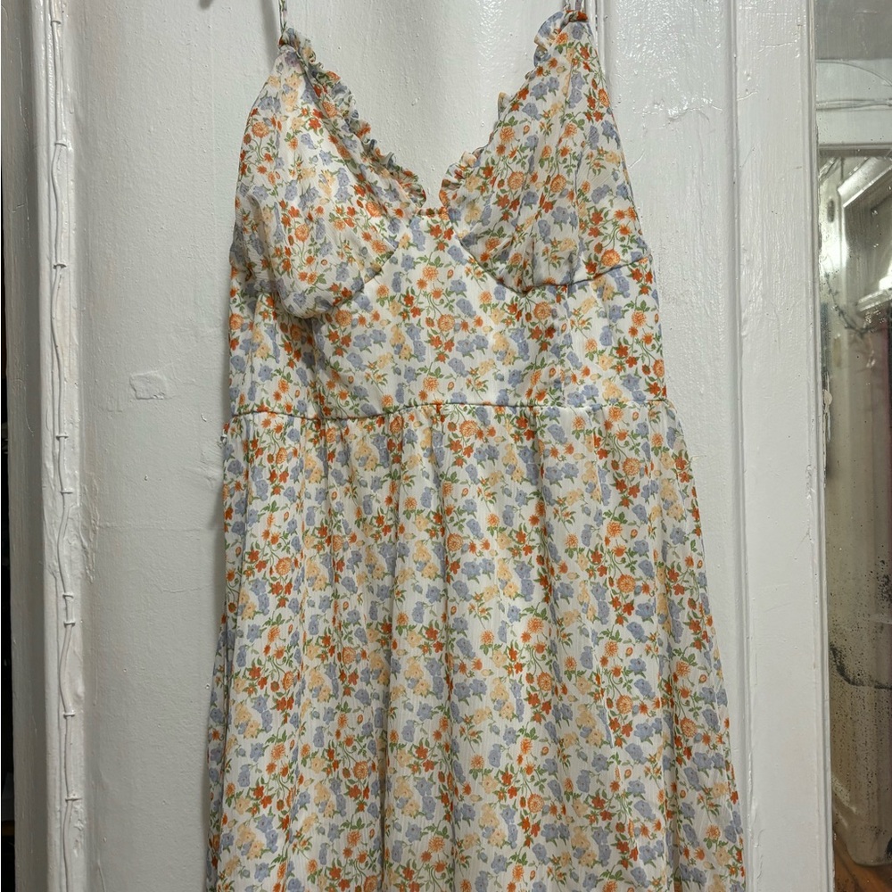 Floral mini dress
